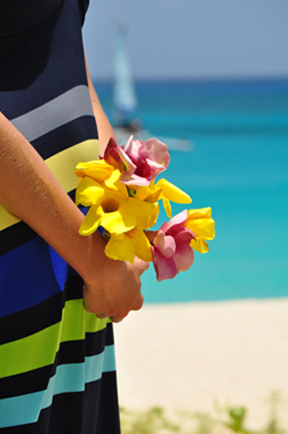 caribbean - travel quit your job flowers