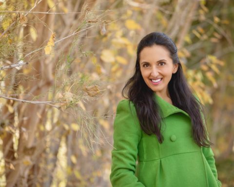 Four Percent is the New Six Percent article Paula Pant - bright green peacoat